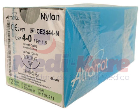 NYLON 4-0 CE24 45 CM. - ATRAMAT- C/12